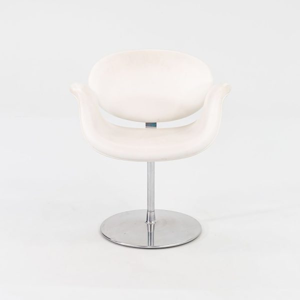 2016 Little Tulip Chair, Model F163 by Pierre Paulin for Artifort in White Leather For Cheap