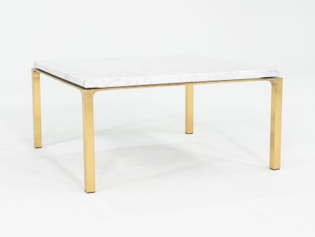 1970s Gordon Bunshaft and Davis Allen of SOM Bronze and Marble Coffee Table by Treitel Gratz Fashion