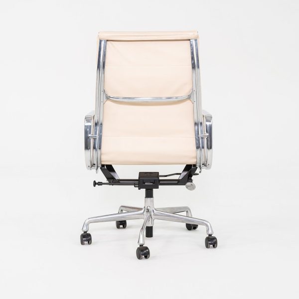 2010 Herman Miller Eames Soft Pad Executive Desk Chair in Wheat Leather with Pnuematic Base Hot on Sale