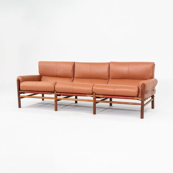 1970s Kontiki Three Seat Sofa by Arne Norell for Scanform with New Upholstery Supply