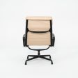 2010s Herman Miller Eames Soft Pad Lounge Chair with Black Frame and Tan Leather Supply