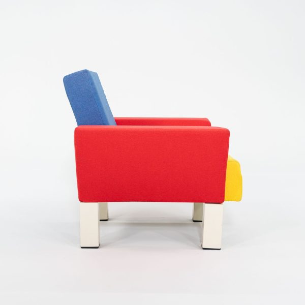 1990s Westside Lounge Chair by Ettore Sottsass for Knoll Studio in Multi-Color Fabric Online Sale