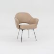 2021 Saarinen Executive Arm Chair, Model 71A by Eero Saarinen for Knoll in Tan Leather, 5x Available Online Sale