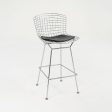 2014 Pair of Bertoia Bar Stools, Model 428C by Harry Bertoia for Knoll in Chrome For Sale