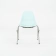 2015 Herman Miller Eames Stacking Plastic Side   Dining Shells Chairs in Blue 14x Available Fashion