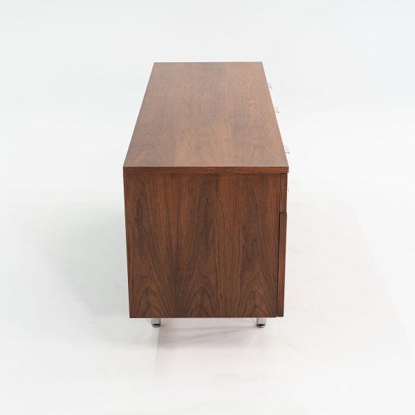 C. 1961 George Nelson for Herman Miller 55 inch Walnut Credenza Cabinet Hot on Sale