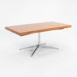 1960s Florence Knoll Partners Desk in Walnut and Chrome with Four Drawers Cheap