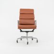 2010s Herman Miller Eames Soft Pad Executive Desk Chair in Cognac Leather, 2x Available For Sale