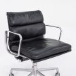 1990s Herman Miller Eames Soft Pad Management Desk Chair in Black Leather 5x Available Sale