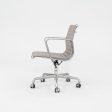 2010s Herman Miller Eames Aluminum Management Desk Chair in Grey Naugahyde For Cheap