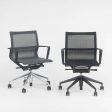 2018 Vitra Physix Rolling Desk Chair by Alberta Meda Gray Mesh Sets Available Discount