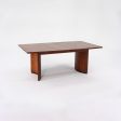 1960s Walnut Dining Table Attributed to Jack Cartwright for Founders with Leaves, 72-112 in on Sale