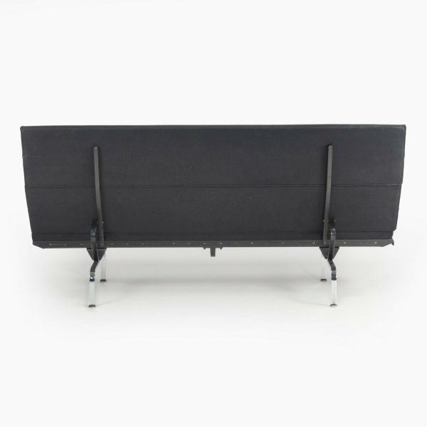 2006 Herman Miller by Ray and Charles Eames Sofa Compact Black Fabric Upholstery Online now