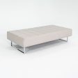 2013 Quadra Bench by Pierluigi Cerri and Alessandro Colombo for Poltrona Frau in Steel and Leather 4x Available For Discount