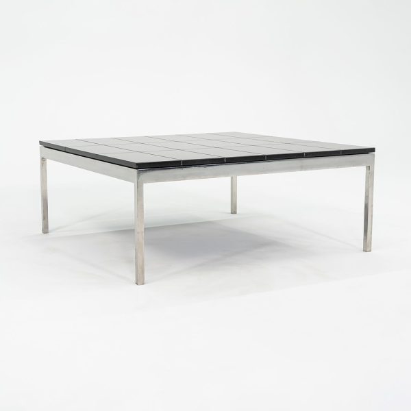 1974 Davis Allen and Gordon Bunshaft of SOM Coffee Table in Granite and Steel from Sears Tower 4x Available Online Sale