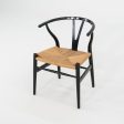 1960s Set of Six Hans Wegner for Carl Hansen & Son Wishbone Dining Chairs in Black Fashion