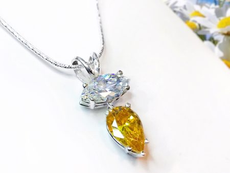 CZ Sterling Silver Necklace Fashion