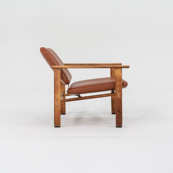 1966 Rare Series 4700 Chair by Arne Jacobsen for Fritz Hansen in New Cognac Leather Online now