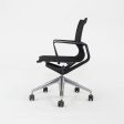 2017 Vitra Physix Rolling Desk Chair by Alberta Meda Black Mesh with Silver Pneumatic Base 3x Available Cheap