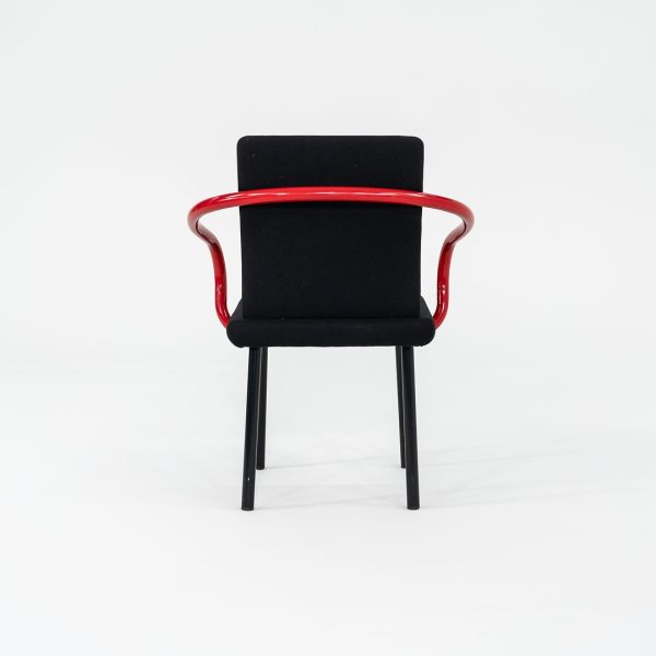 1990s Mandarin Chair by Ettore Sottsass for Knoll with Fabric Upholstery 7x Available Online Sale