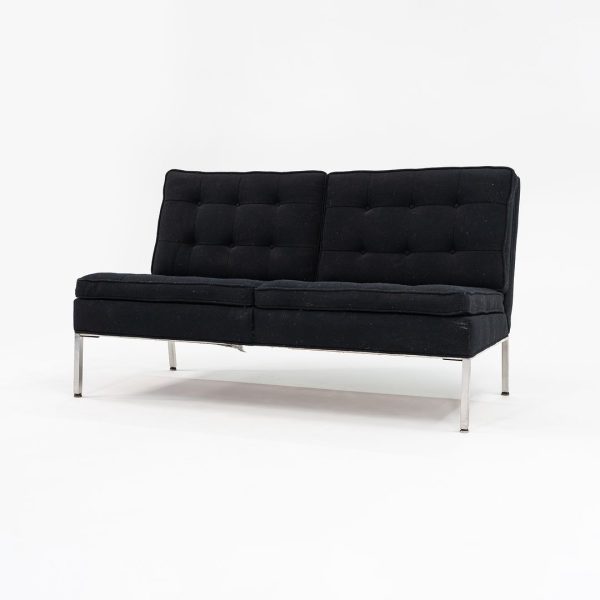 1960s Gordon Bunshaft and Davis Allen for Thonet Tuxedo Two Seat Loveseat Sofa Supply