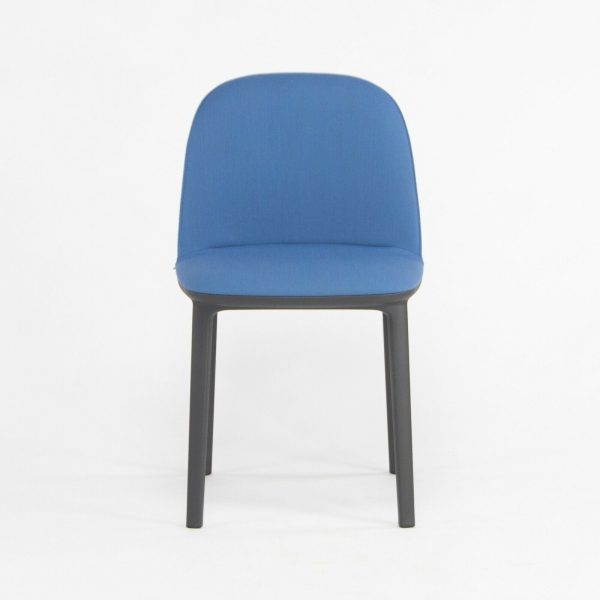 2019 Vitra Softshell Side Chair w  Light Blue Fabric by Ronan & Erwan Bouroullec For Sale