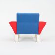 1990s Westside Lounge Chair by Ettore Sottsass for Knoll Studio in Multi-Color Fabric Online Sale