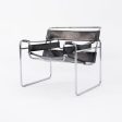 1960s Marcel Breuer for Gavina   Knoll Wassily B3 Lounge Chair in Black Leather with Chrome Frame Cheap