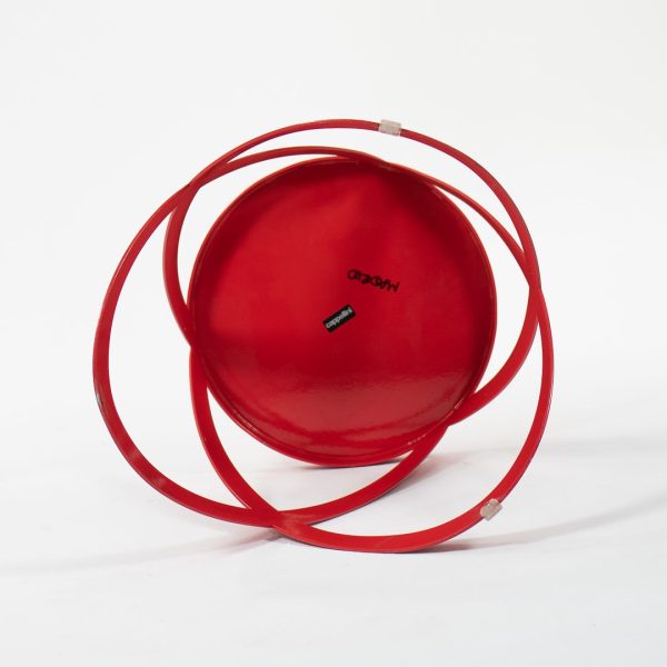 2013 Low Ribbon Stool by Nendo for Cappellini in Red Steel Discount