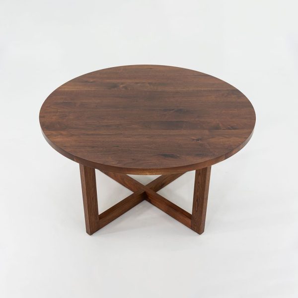 2008 Tyler Hays for BDDW Tobin Dining Table in Solid Black Walnut 54 inch Online Hot Sale