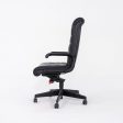 C. 2006 Richard Sapper for Knoll Executive Desk Chair in Black Leather 2x Available For Discount