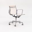 2022 Aluminum Group Management Desk Chair, Model EA335 by Ray and Charles Eames for Herman Miller in White Leather Online