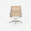 1996 Herman Miller Eames Aluminum Group Lounge Chair in Tan Leather on Sale