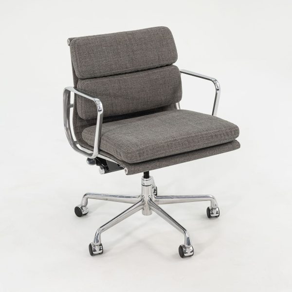 2010s Soft Pad Management Chair, EA435 by Ray and Charles Eames for Herman Miller in Grey Fabric 4x Available on Sale