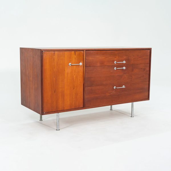 1960s Walnut Credenza Cabinet by Jens Risom for Jean Risom Designs Walnut on Sale