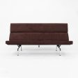 2006 Herman Miller Eames Sofa Compact with New Brown Fabric Upholstery Online now