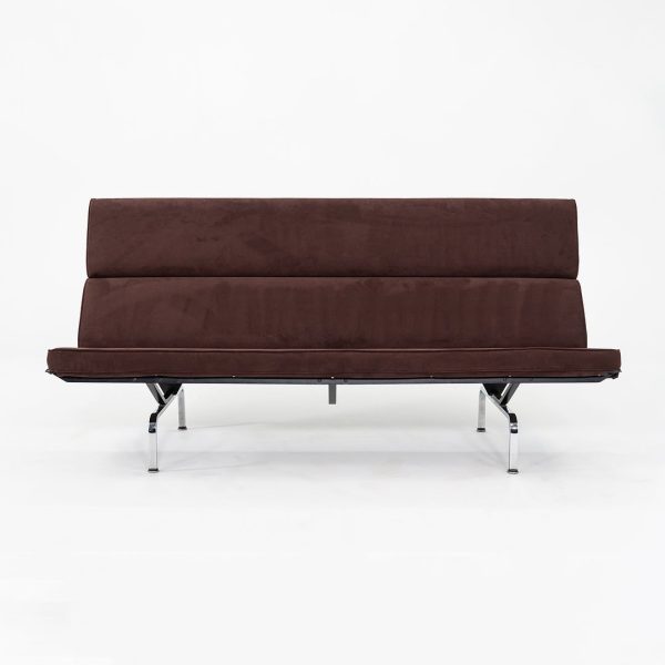 2006 Herman Miller Eames Sofa Compact with New Brown Fabric Upholstery Online now