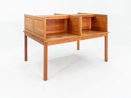 1990 Thomas Moser Library Desk in Solid Cherry Hardwood 72x48 in 2x Available Hot on Sale