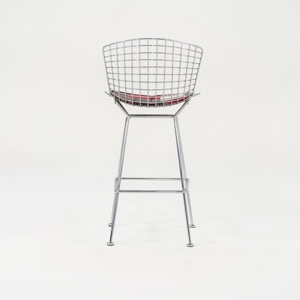 2021 Bertoia Bar Stool, Model 428C by Harry Bertoia for Knoll 4x Available Online now