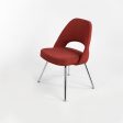 2014 Saarinen Executive Side Chair, Model 72C by Eero Saarinen for Knoll Steel, Chrome Plate, Foam, Upholstery Cheap