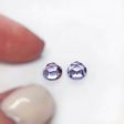 Gemstone Amethyst Rose Cut Pair loose Online