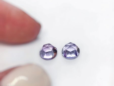 Gemstone Amethyst Rose Cut Pair loose Online