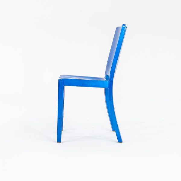 2004 Hudson Chair by Phillipe Starck for Emeco in Blue Powder Coated Steel Hot on Sale