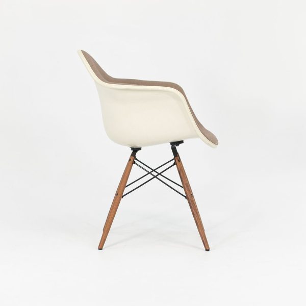 2018 DAW Dining Chair by Ray and Charles Eames for Herman Miller in Fabric and Fiberglass 6x Available Supply