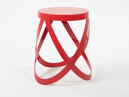 2013 Low Ribbon Stool by Nendo for Cappellini in Red Steel Discount