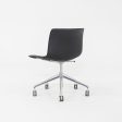 C. 2020 Lievore Altherr Molina for Arper Catifa Desk Chairs in Black Leather with Pnuematic Base 4x Available Sale