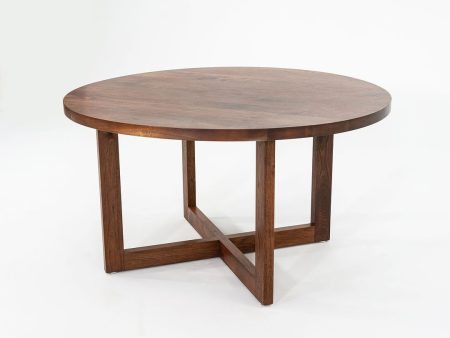 2008 Tyler Hays for BDDW Tobin Dining Table in Solid Black Walnut 54 inch Online Hot Sale