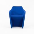 2017 Venus Armchair, Model VS1 by Simon Pengelly for Allermuir in Blue Hopsack Fabric Discount