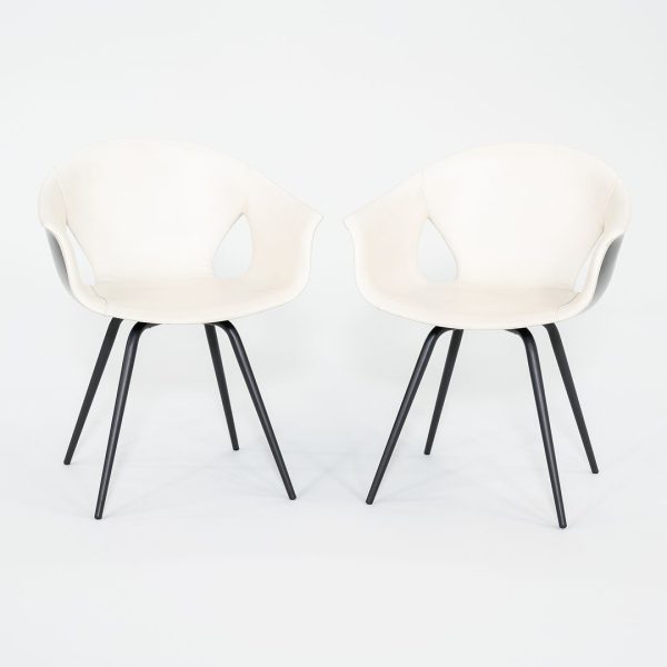 2013 Ginger Ale Chair by Roberto Lazzeroni for Poltrona Frau Leather, Foam, Steel, Plastic For Sale