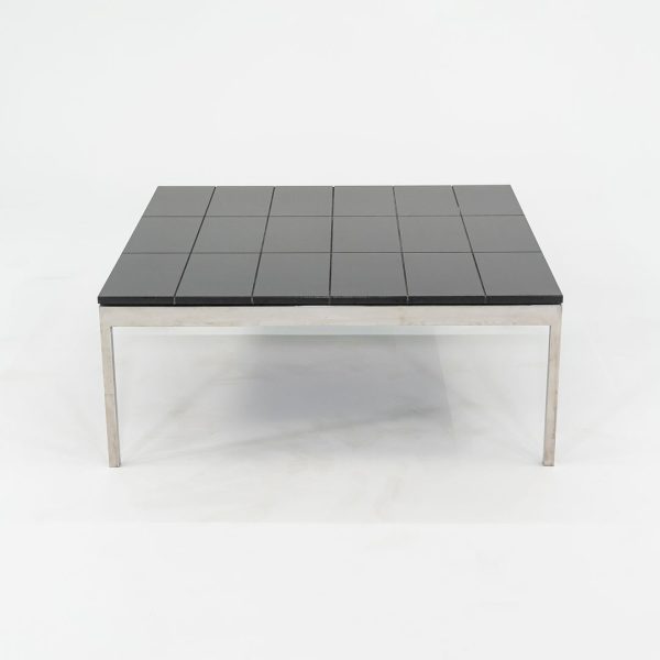 1974 Davis Allen and Gordon Bunshaft of SOM Coffee Table in Granite and Steel from Sears Tower 4x Available Online Sale